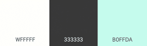 Hex-Codes / Farben für Website